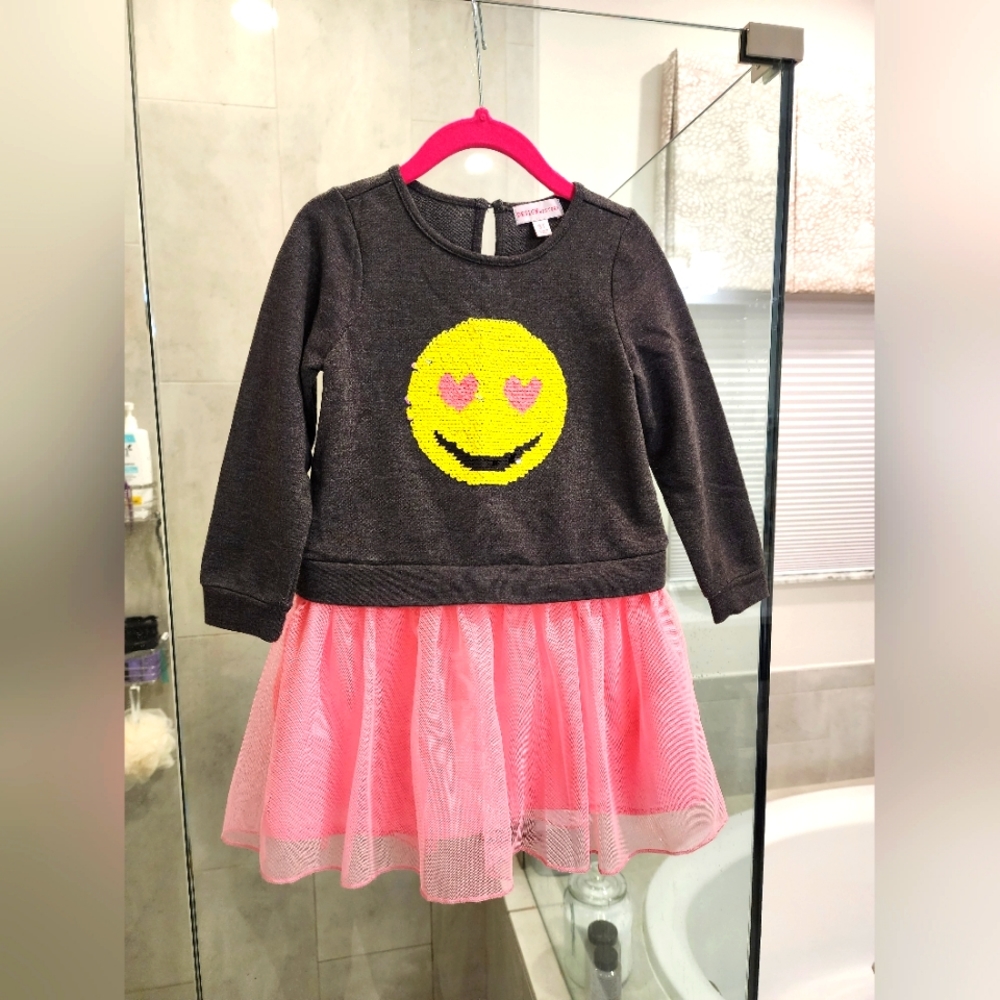Smiley Face Tutu Dress Size 3T
